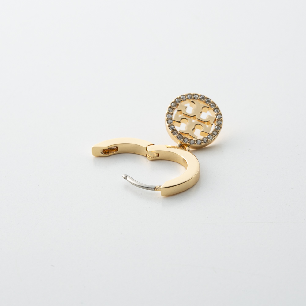 トリーバーチ TORY BURCH ピアス MILLER PAVE HUGGIE HOOP EARRING 87041-783【FITHOUSE ONLINE SHOP】