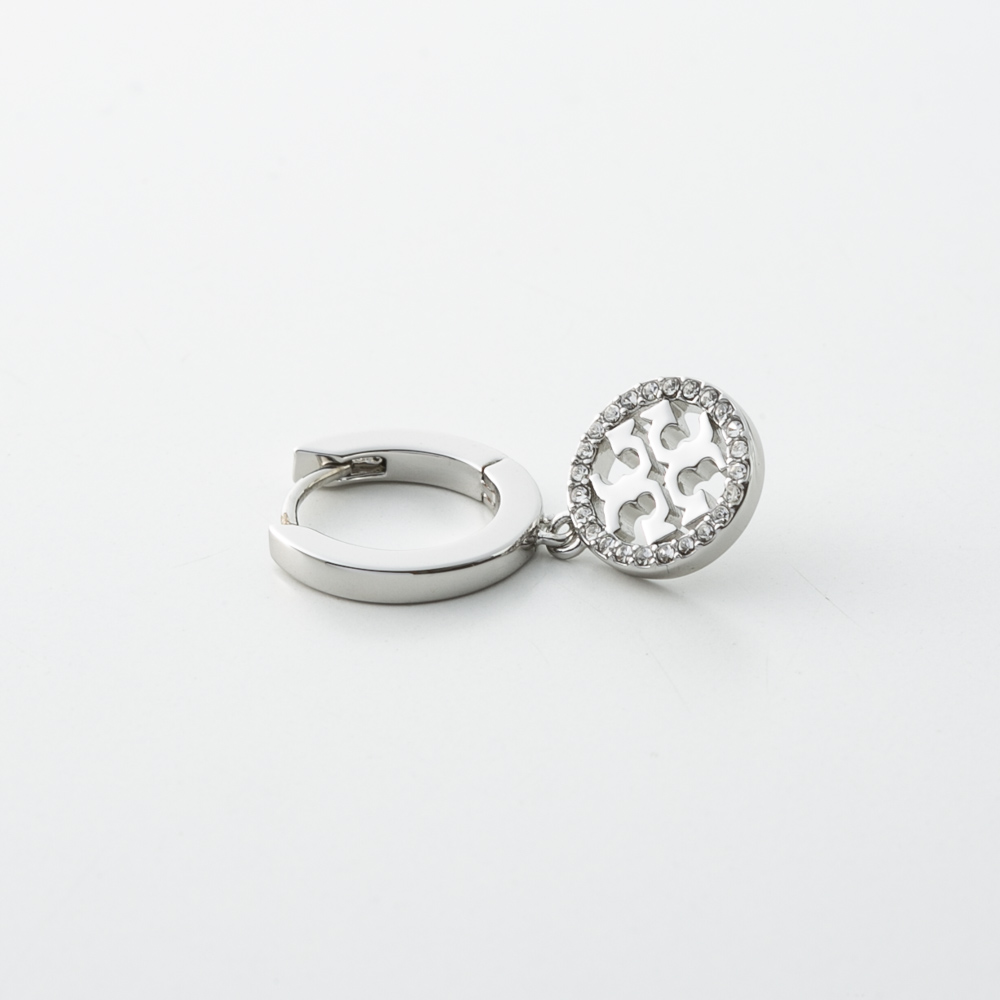 トリーバーチ TORY BURCH ピアス MILLER PAVE HUGGIE HOOP EARRING 87041-042【FITHOUSE ONLINE SHOP】