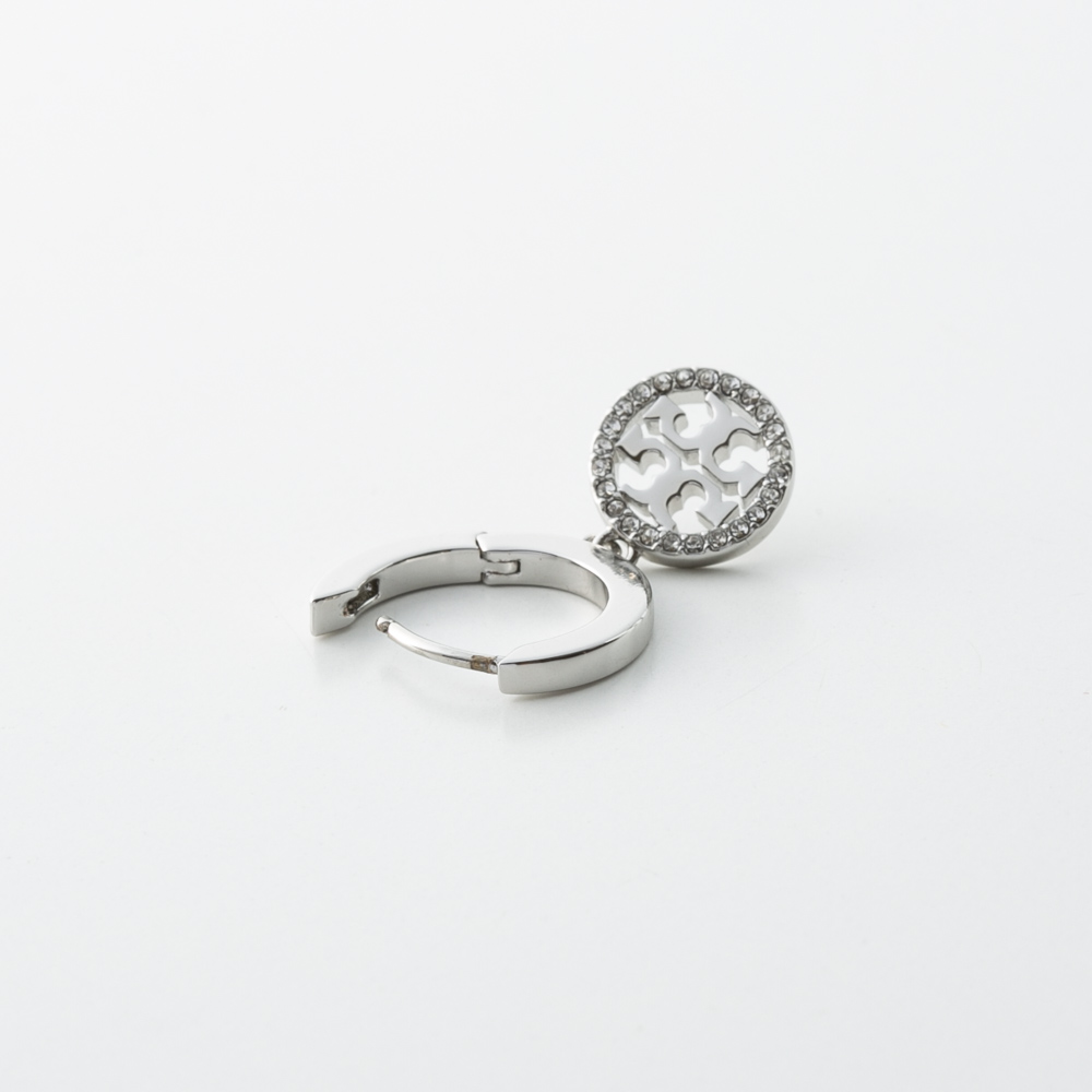 トリーバーチ TORY BURCH ピアス MILLER PAVE HUGGIE HOOP EARRING 87041-042【FITHOUSE ONLINE SHOP】