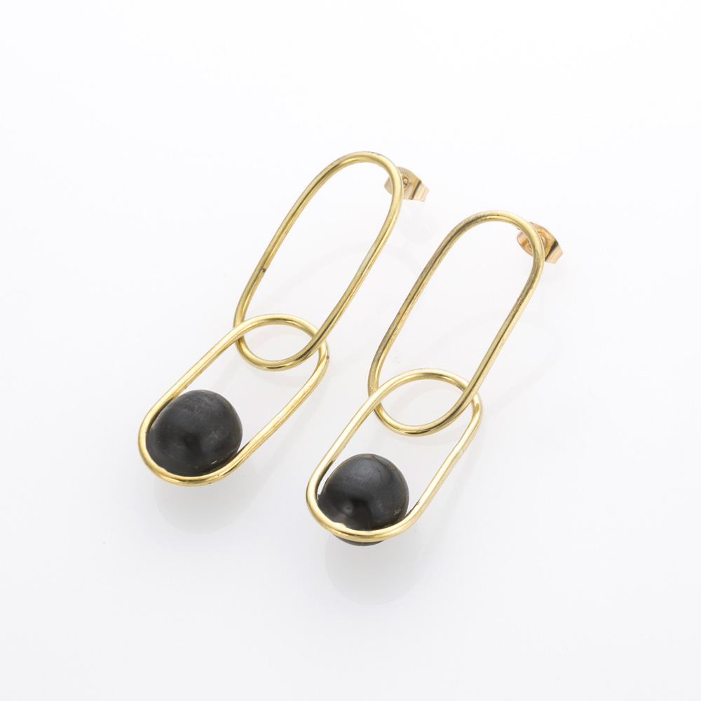 アウトレット】ソコ SOKO ピアス LARGE LINKED SAWA DROP EARRINGS