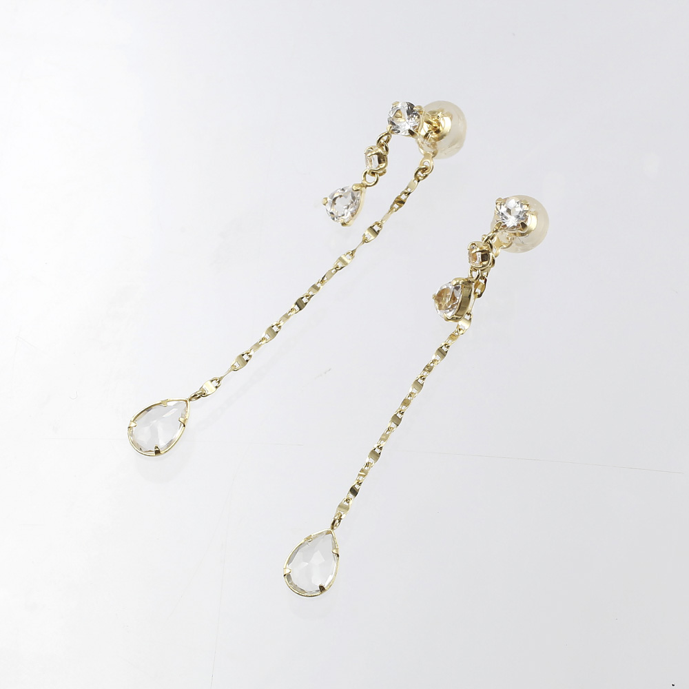 シェリークラン cheriecrin アクセサリー ﾎﾜｲﾄｸｫｰﾂK10YG ﾋﾟｱｽ SCP-0001【FITHOUSE ONLINE SHOP】