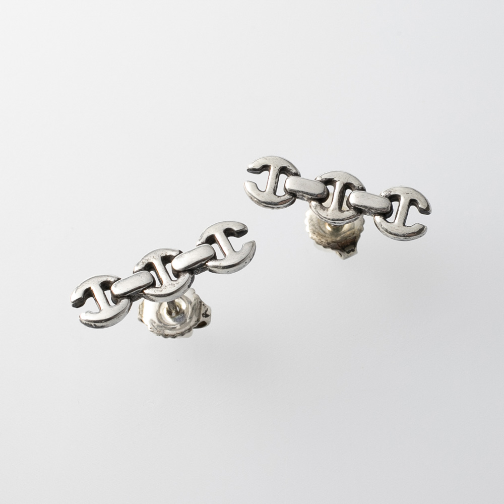 【新品未使用】 HOORSENBUHS ホーセンブース ピアス アクセサリー 3MM TOGGLE STUDS シルバー HB081-YG