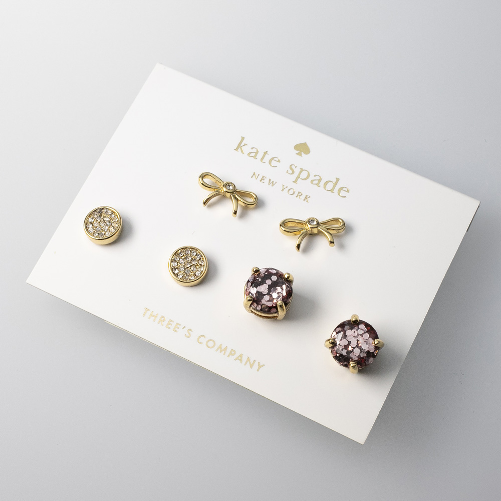 ケイトスペード kate spade ピアス 3 PIECE STUDS SET WBRUB089【FITHOUSE ONLINE SHOP】