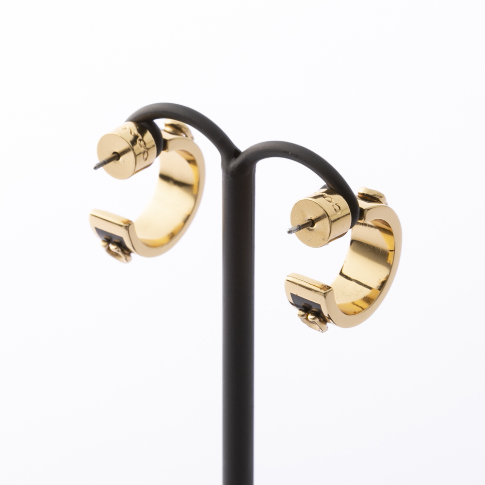 コーチ COACH ピアス ENAMEL PEGGED C HOOP 37448375 GLD001【FITHOUSE ONLINE SHOP】