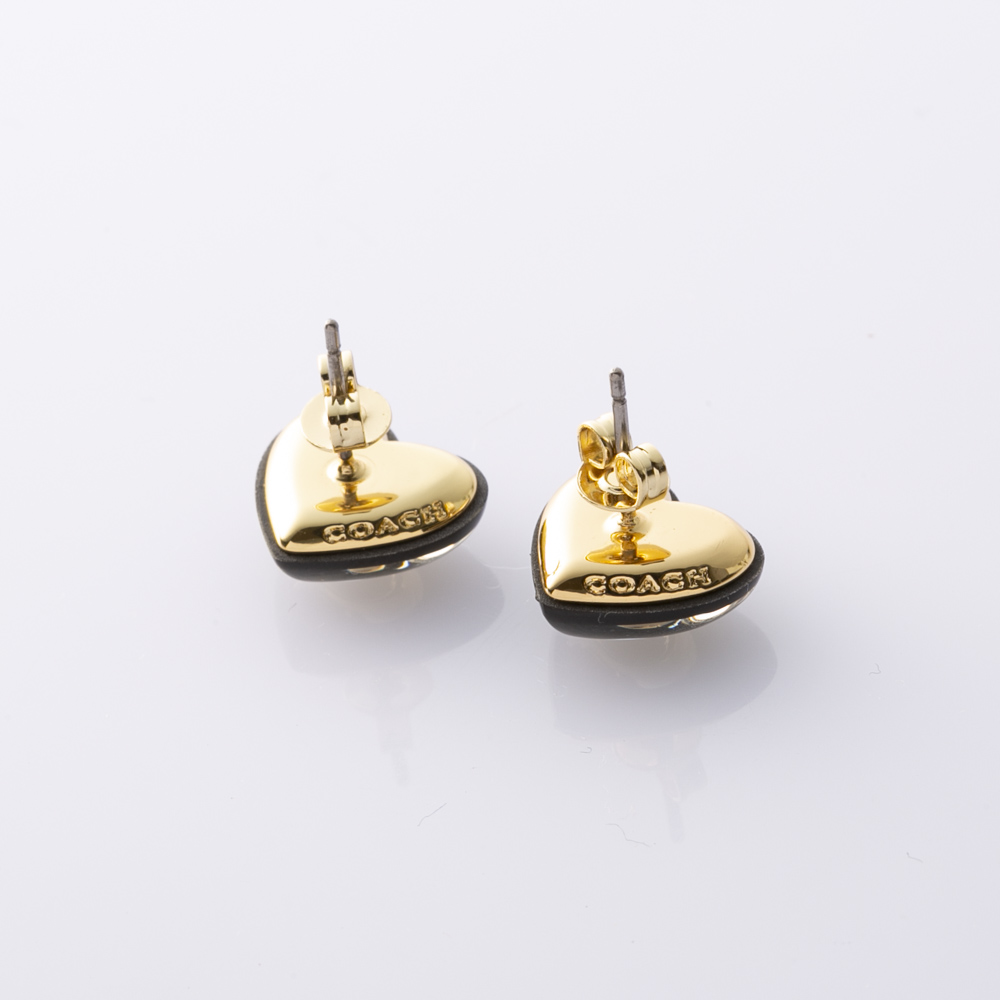コーチ COACH ピアス RESIN HEART C STUD EARRING 37422706 GLD001【FITHOUSE ONLINE SHOP】
