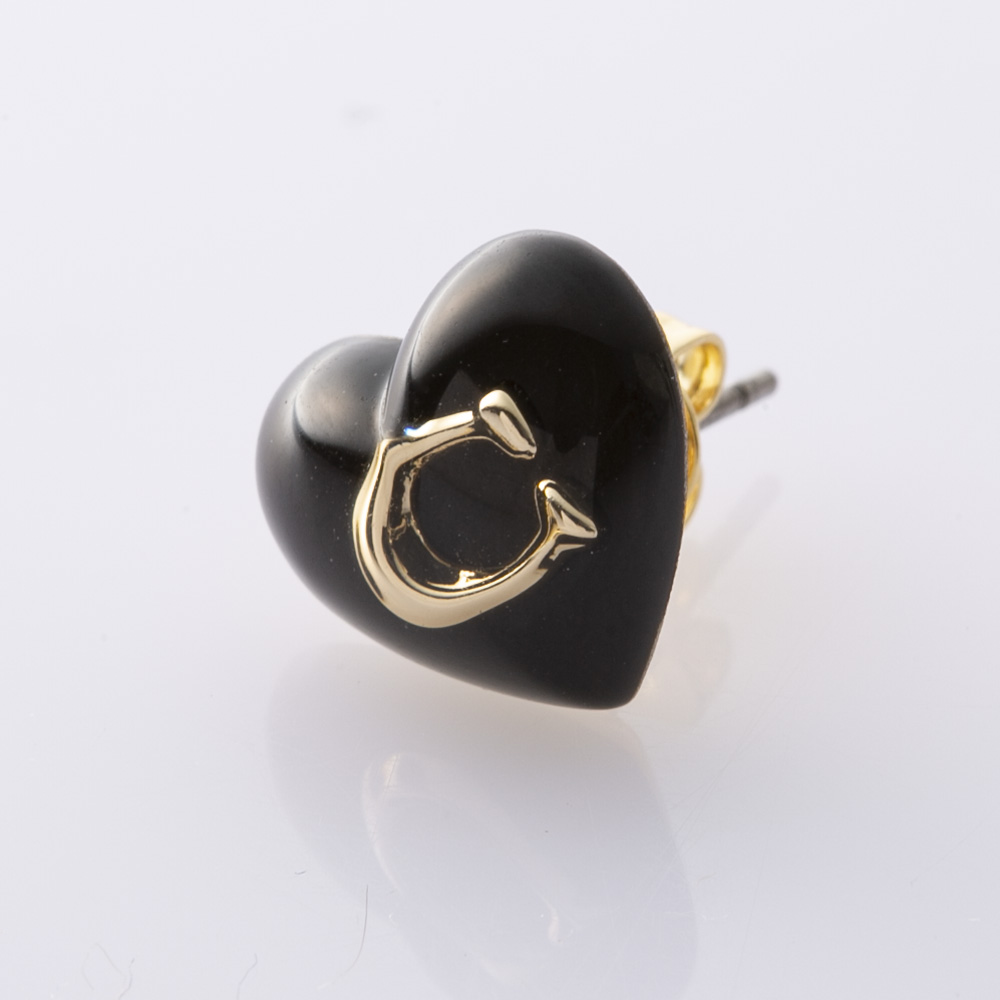 コーチ COACH ピアス RESIN HEART C STUD EARRING 37422706 GLD001【FITHOUSE ONLINE SHOP】