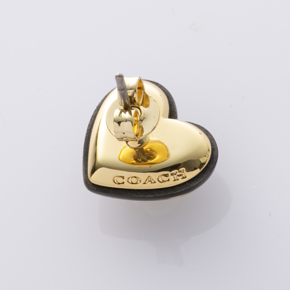コーチ COACH ピアス RESIN HEART C STUD EARRING 37422706 GLD001【FITHOUSE ONLINE SHOP】