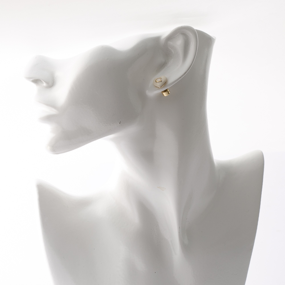 コーチ COACH ピアス RESIN HEART C STUD EARRING 37422706 GLD100【FITHOUSE ONLINE SHOP】