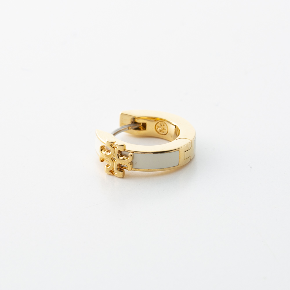 トリーバーチ TORY BURCH フープピアス KIRA ENAMEL HUGGIE EARRING キラ 155515-701【FITHOUSE ONLINE SHOP】