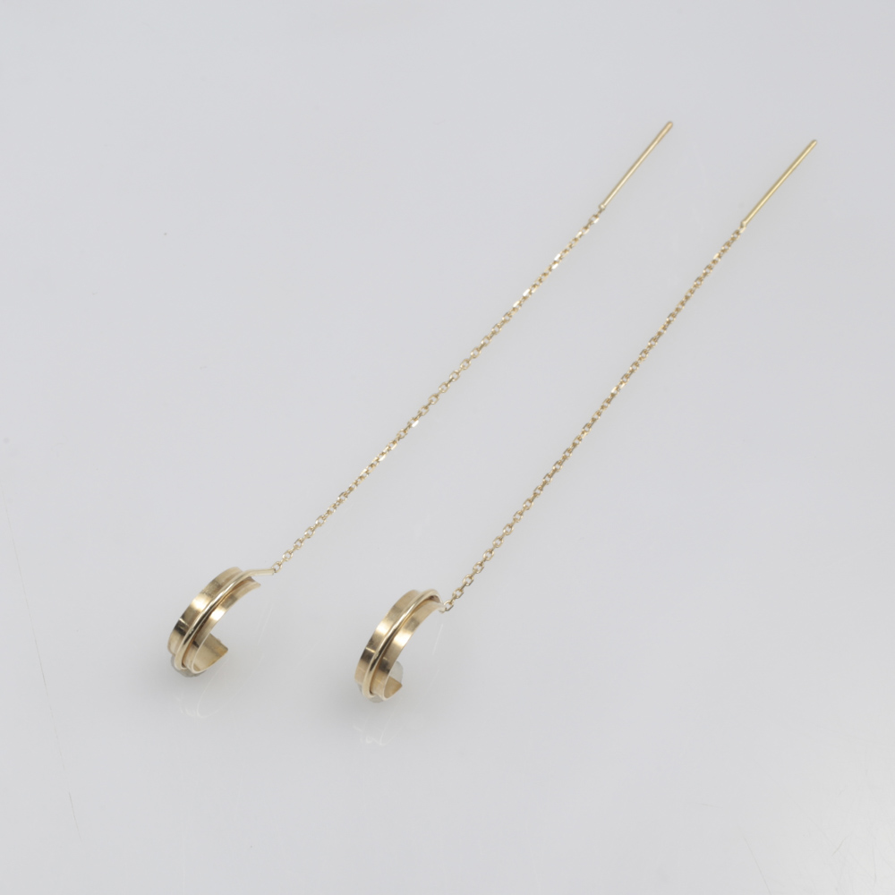 シェリークラン cheriecrin ピアス K10YG チェーンフープ SCP-0023【FITHOUSE ONLINE SHOP】