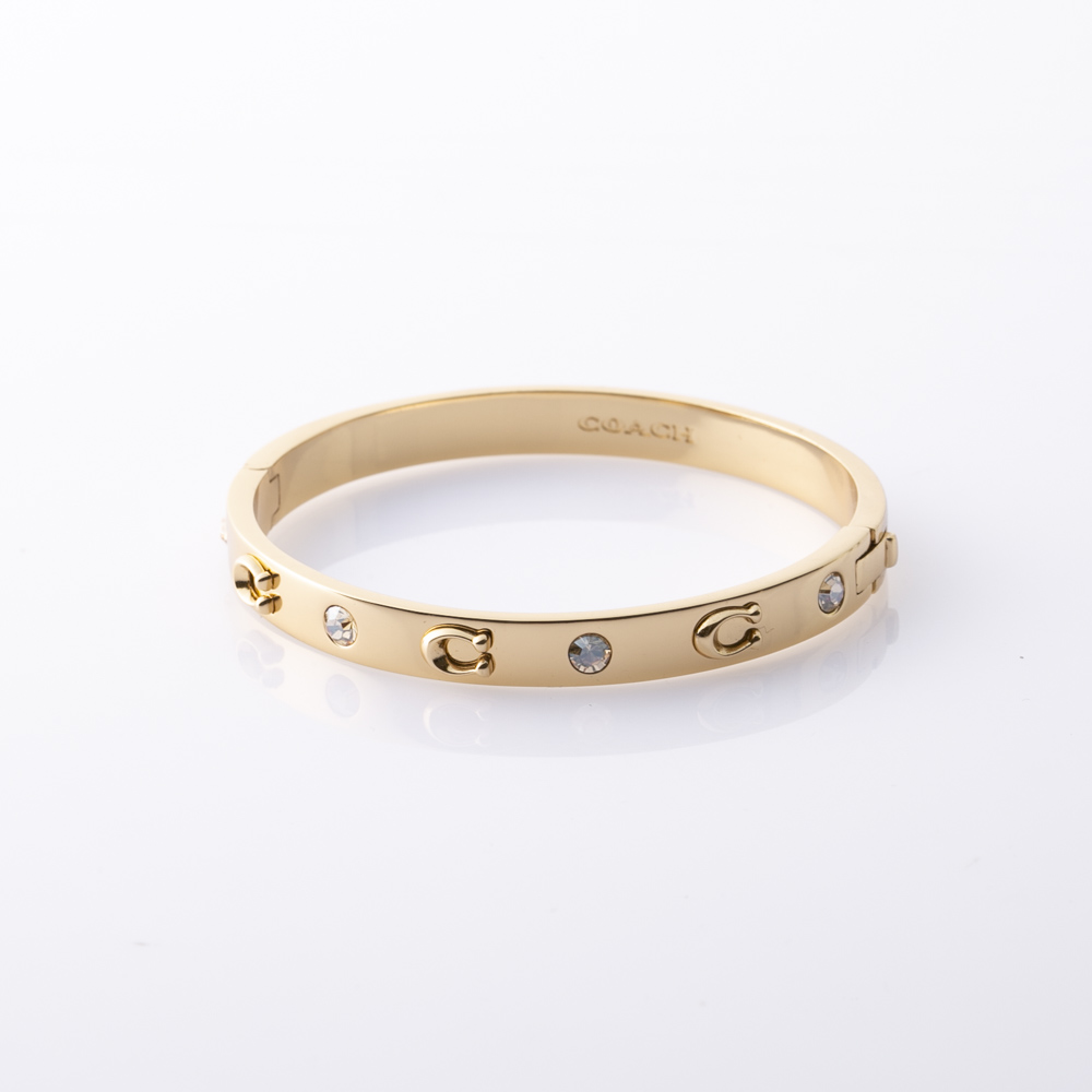 コーチ COACH バングル BR C HINGED BANGLE 37455892 GLD710【FITHOUSE ONLINE SHOP】