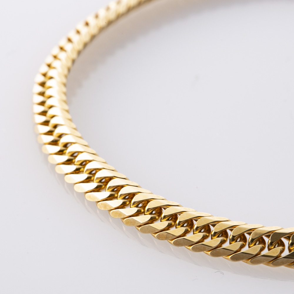 ジュエリー JEWELRY 喜平 ブレスレット K18 イエローゴールド 6面ダブル F-L-GBWA-18-A001【FITHOUSE ONLINE SHOP】