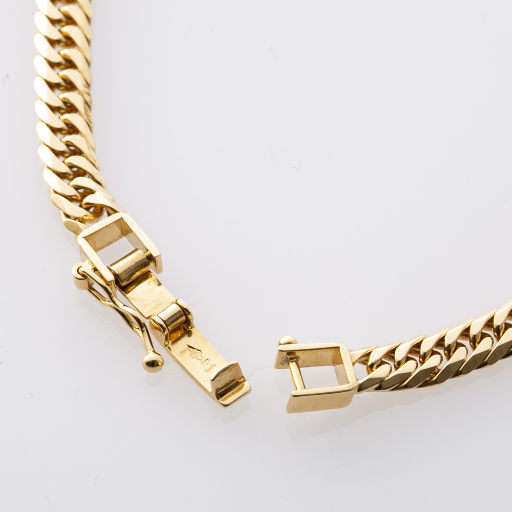 ジュエリー JEWELRY 喜平 ブレスレット K18 イエローゴールド 6面ダブル F-L-GBWA-18-A001【FITHOUSE ONLINE SHOP】