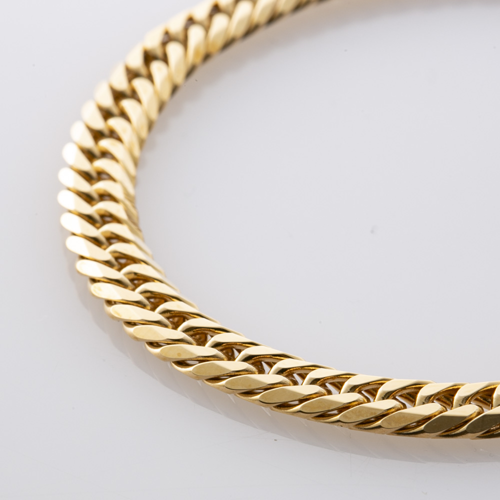 ジュエリー JEWELRY 喜平 ブレスレット K18 イエローゴールド 6面ダブル F-L-GBWB-18-A001【FITHOUSE ONLINE SHOP】