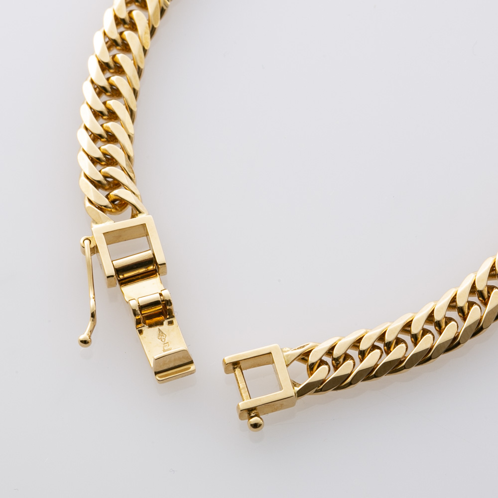 ジュエリー JEWELRY 喜平 ブレスレット K18 イエローゴールド 6面ダブル F-L-GBWB-18-A001【FITHOUSE ONLINE SHOP】
