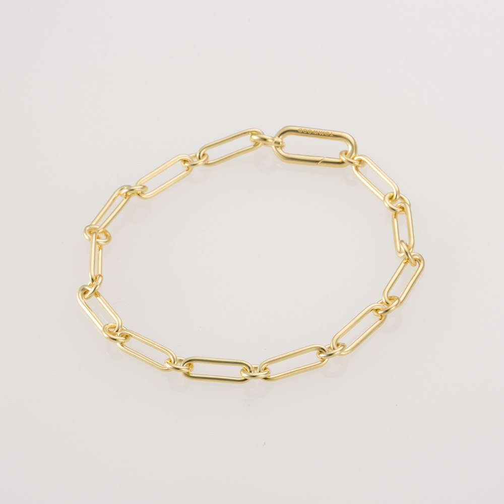 トムウッド TOM WOOD ブレスレット Box Bracelet Large Gold 8,3 Inches B47JVNAS925-9K【FITHOUSE ONLINE SHOP】