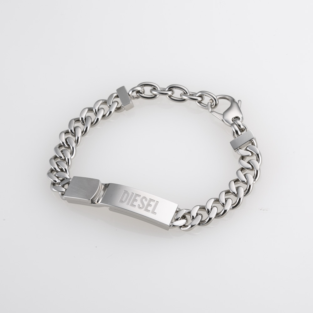 ディーゼル DIESEL ロゴプレートブレスレット DX0966040【FITHOUSE ONLINE SHOP】