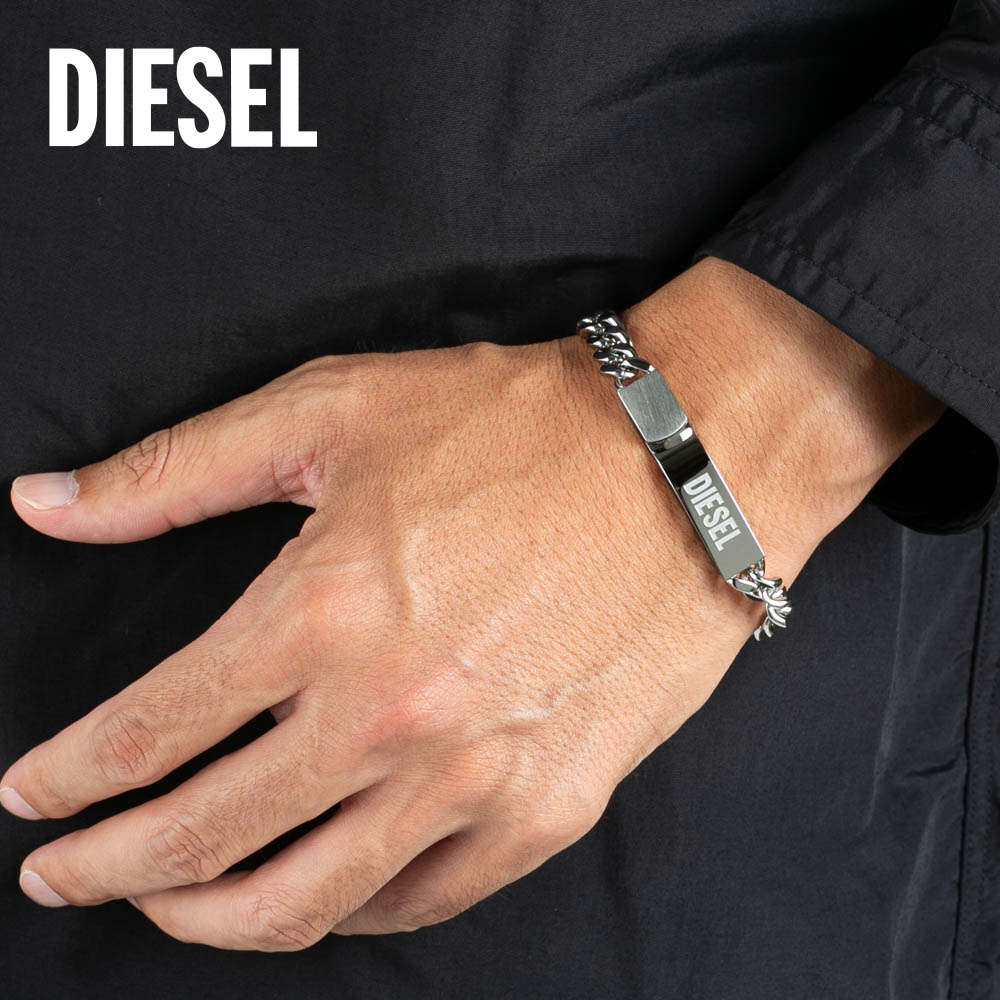 ディーゼル DIESEL ロゴプレートブレスレット DX0966040【FITHOUSE ONLINE SHOP】