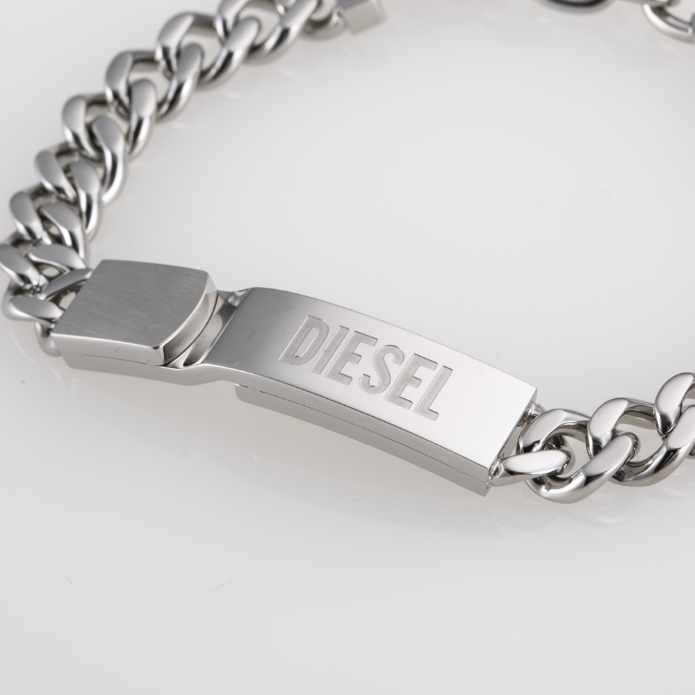 ディーゼル DIESEL ロゴプレートブレスレット DX0966040【FITHOUSE ONLINE SHOP】