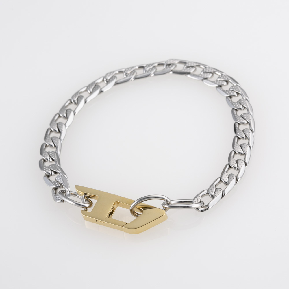 ディーゼル DIESEL ロゴチェーンブレスレット DX1338040【FITHOUSE ONLINE SHOP】