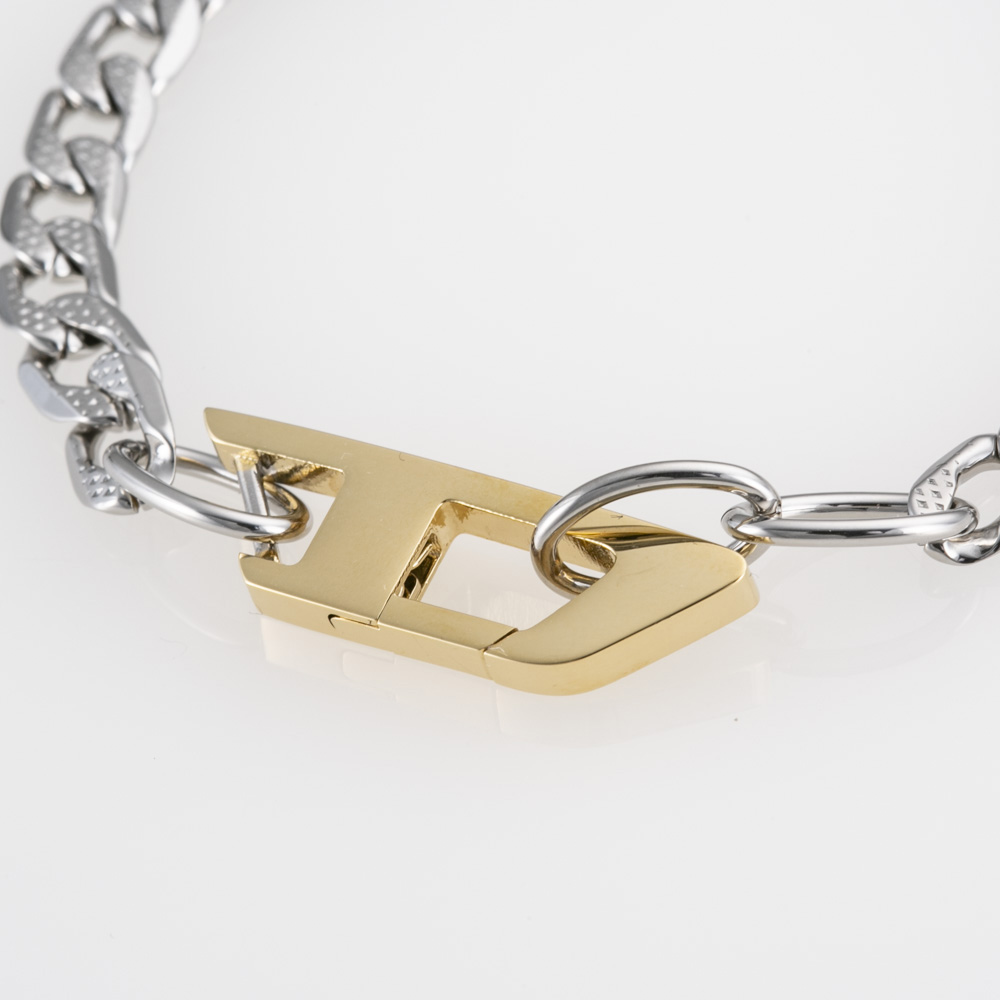 ディーゼル DIESEL ロゴチェーンブレスレット DX1338040【FITHOUSE ONLINE SHOP】