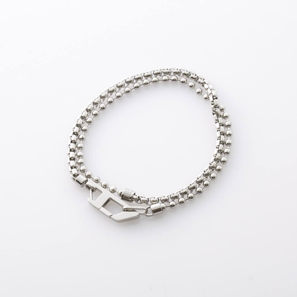 ディーゼル DIESEL 2連チェーンブレスレット DX1473040【FITHOUSE ONLINE SHOP】
