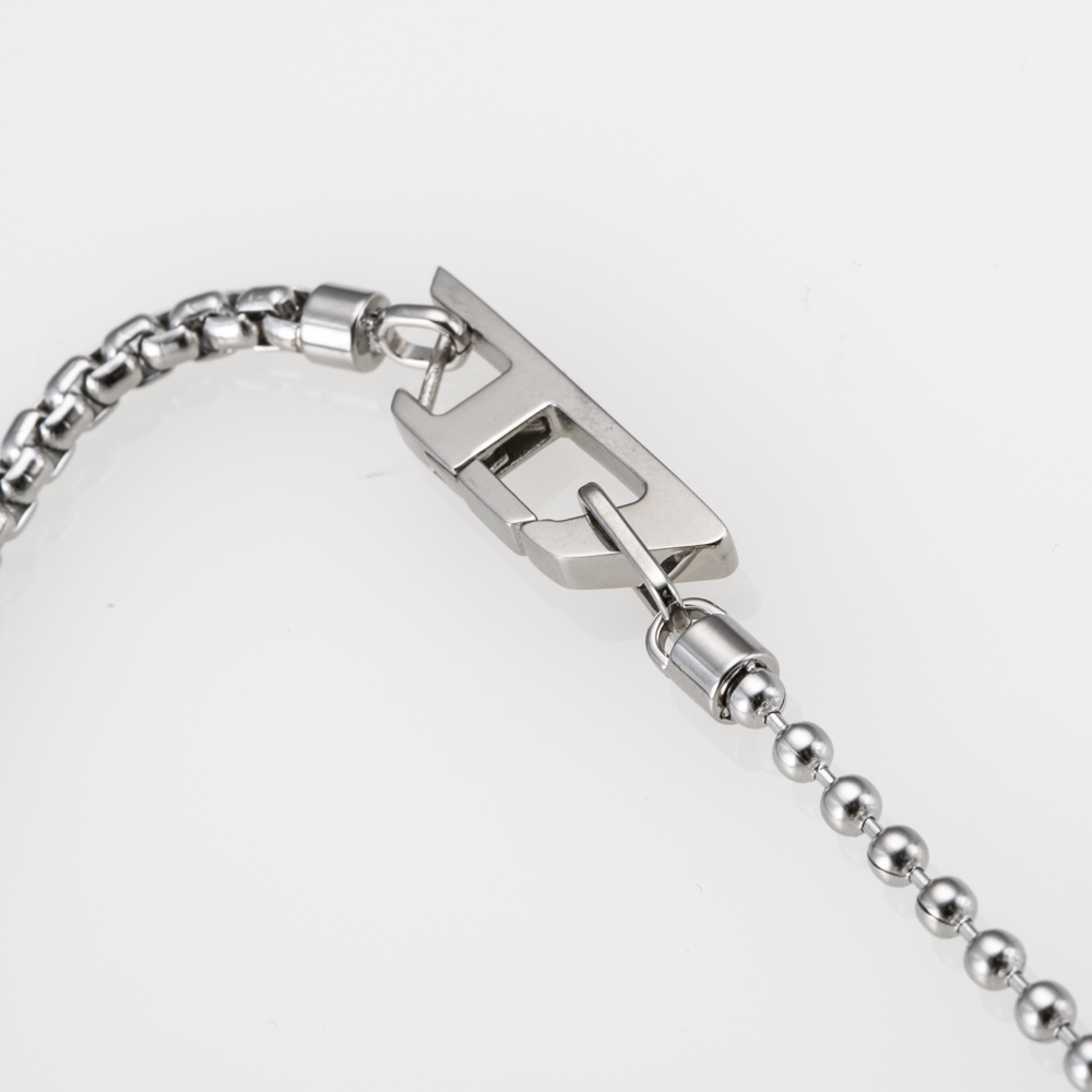 ディーゼル DIESEL 2連チェーンブレスレット DX1473040【FITHOUSE ONLINE SHOP】