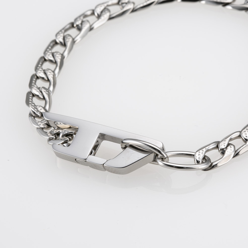 ディーゼル DIESEL ロゴチェーンブレスレット DX1496040【FITHOUSE ONLINE SHOP】