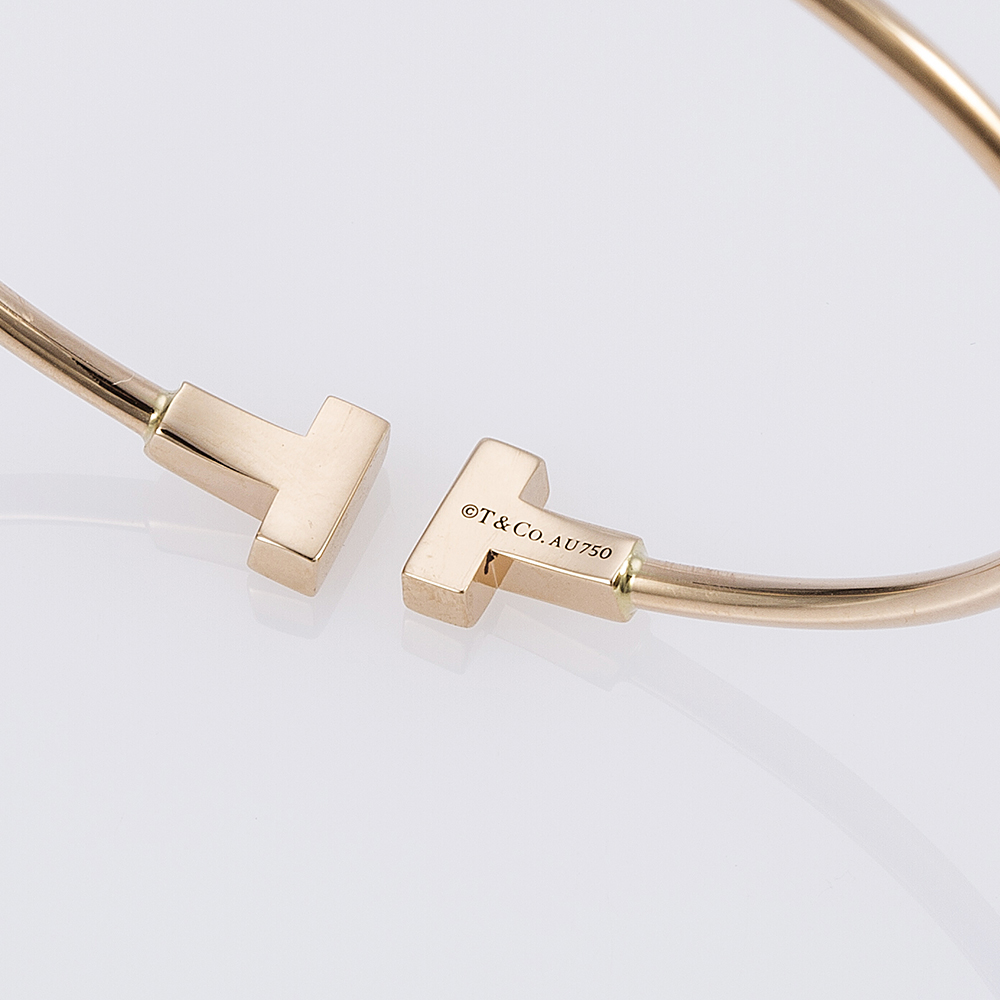 ティファニー TIFFANY バングル Tナローワイヤーブレス 33419643【FITHOUSE ONLINE SHOP】
