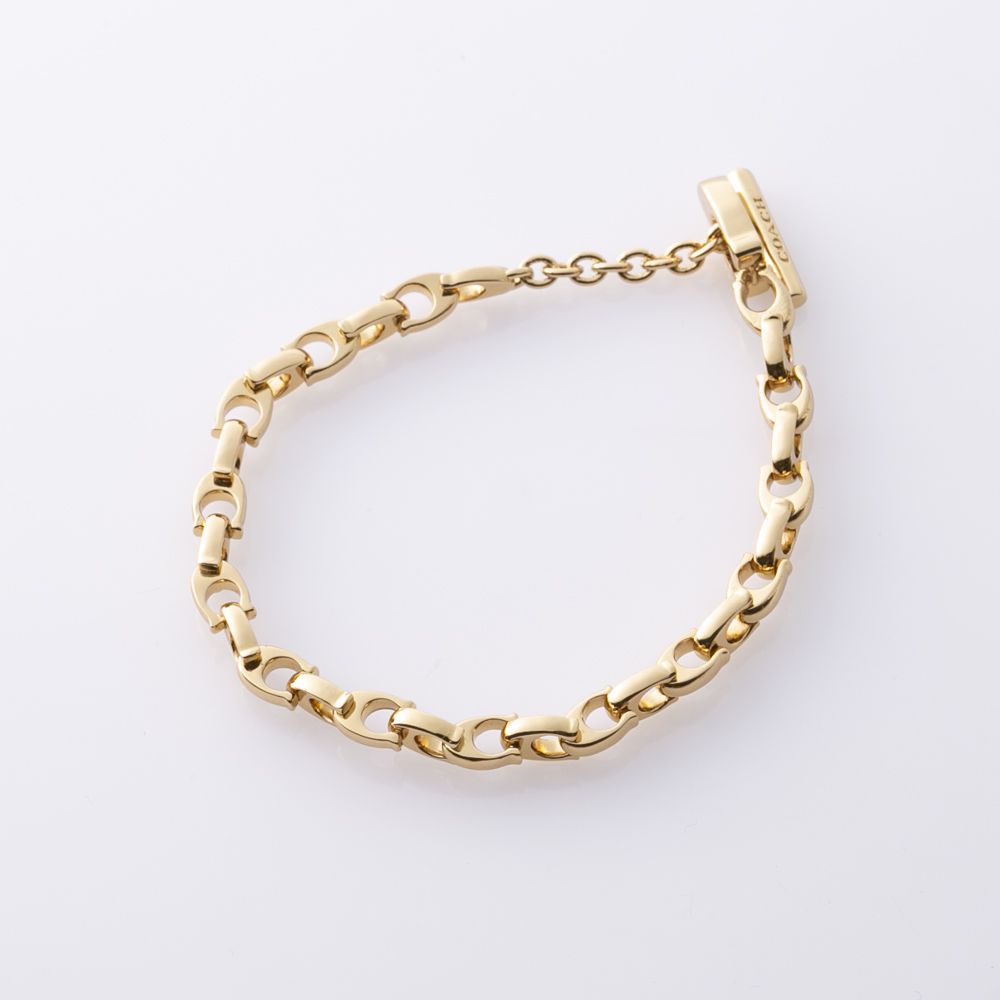 コーチ COACH ブレスレット BR LINK C CHAIN FLEX 37376745 GLD710【FITHOUSE ONLINE SHOP】