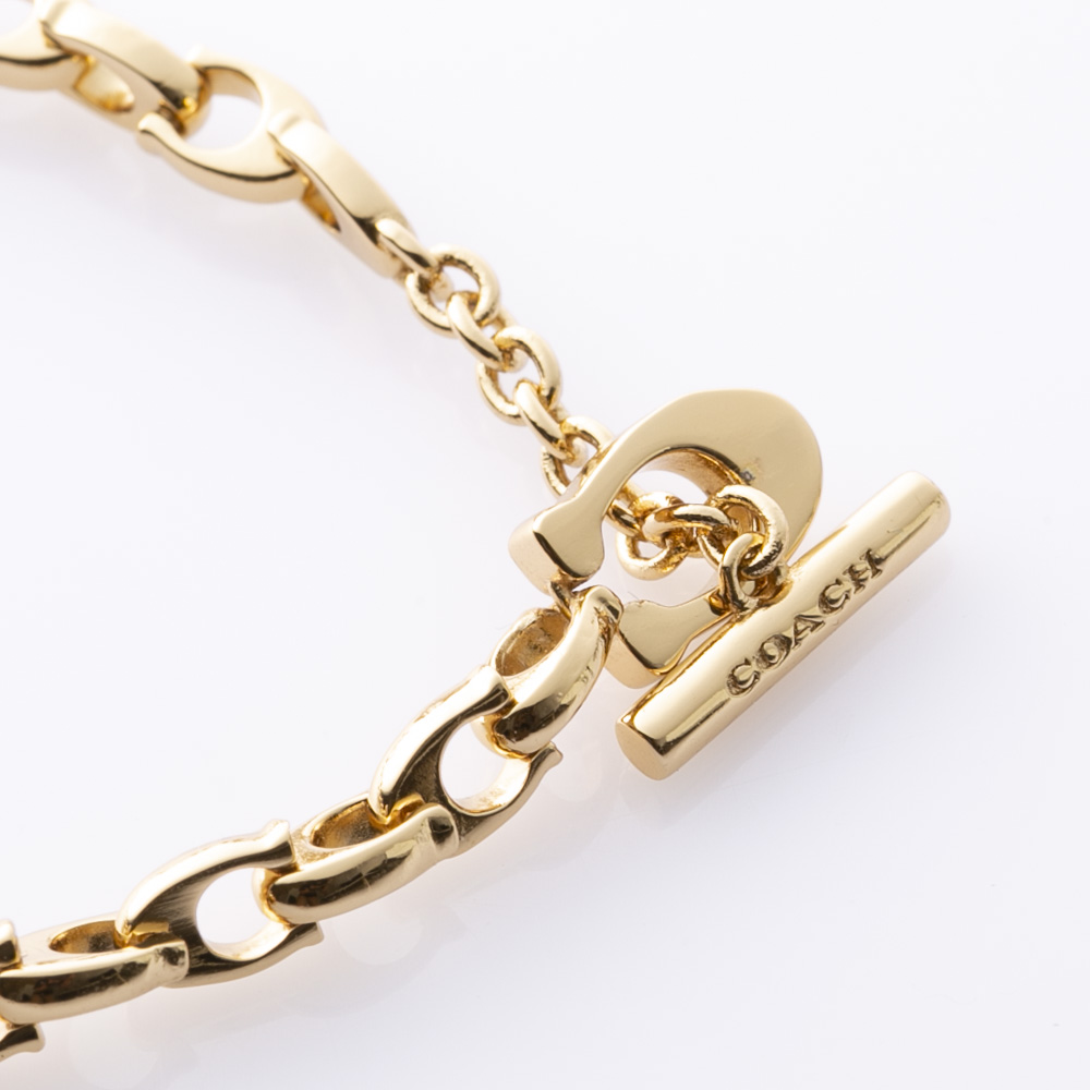 コーチ COACH ブレスレット BR LINK C CHAIN FLEX 37376745 GLD710【FITHOUSE ONLINE SHOP】