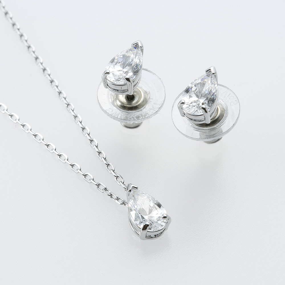 スワロフスキー SWAROVSKI ネックレス SWA・Attract Pear ネックレス+ ...