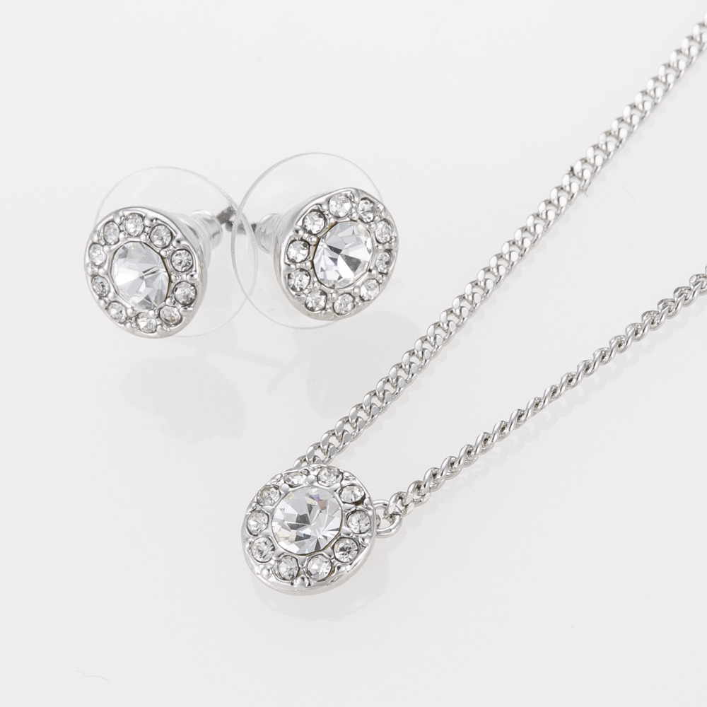 ジバンシィ GIVENCHY ネックレス&ピアス Stone & Crystal Halo Pendant Necklace & Stud Earring 11395717-1【FITHOUSE ONLINE SHOP】