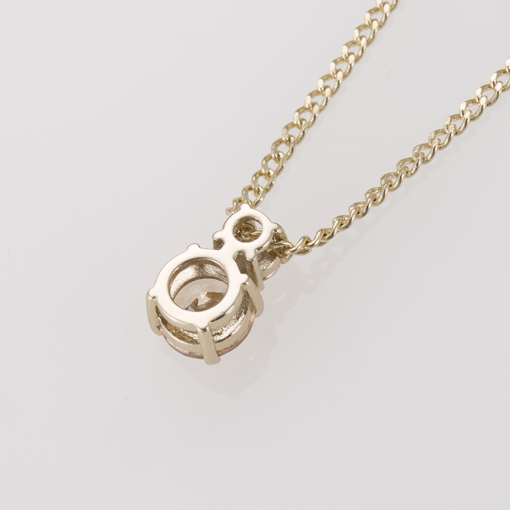 ジバンシィ GIVENCHY ネックレス Rose Gold and Silk Crystal Pendant 