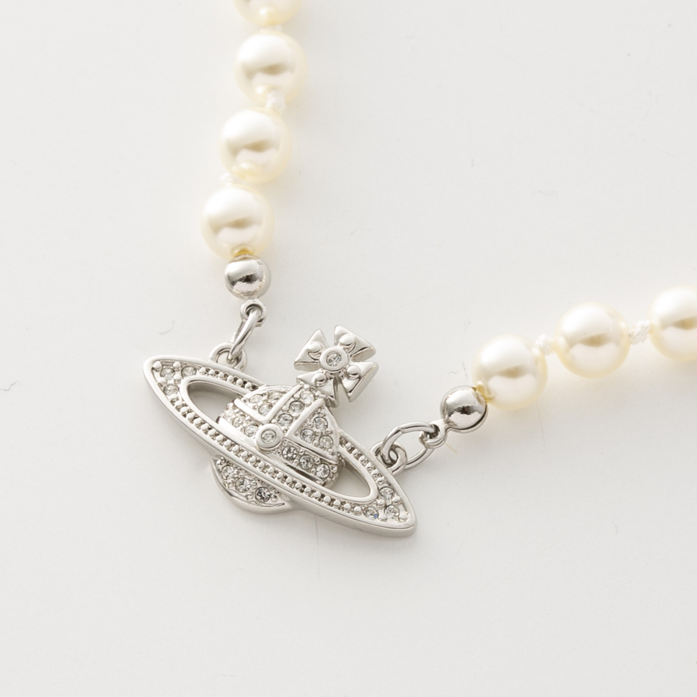 ヴィヴィアンウエストウッド Vivienne Westwood MAN MINI BAS RELIEF PEARL ネックレス 63010100-02P104【FITHOUSE ONLINE SHOP】