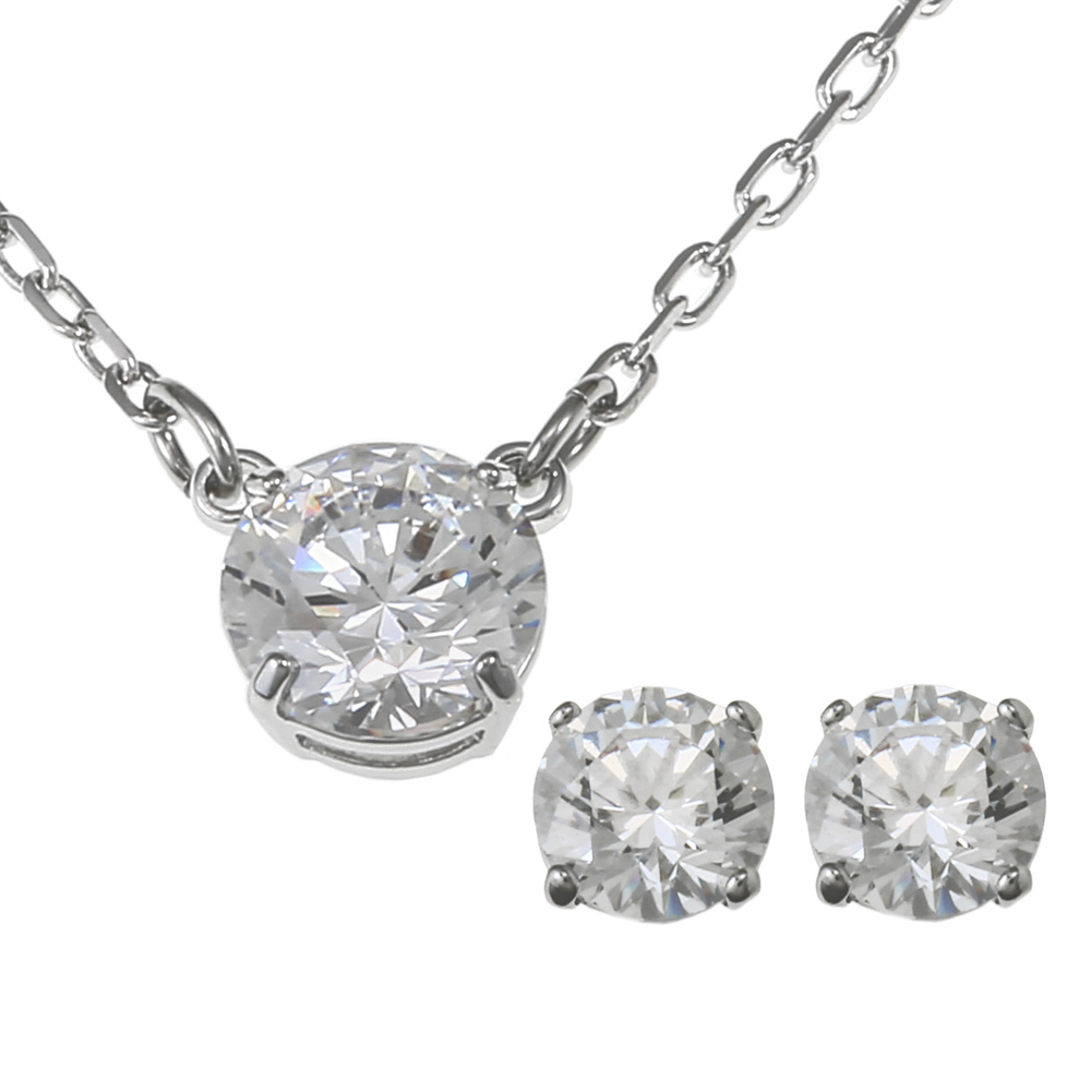 スワロフスキー SWAROVSKI ネックレス SWA･15S Attractﾍﾟﾝﾀﾞﾝﾄﾋﾟｱｽｾｯﾄ 5113468【FITHOUSE ONLINE SHOP】