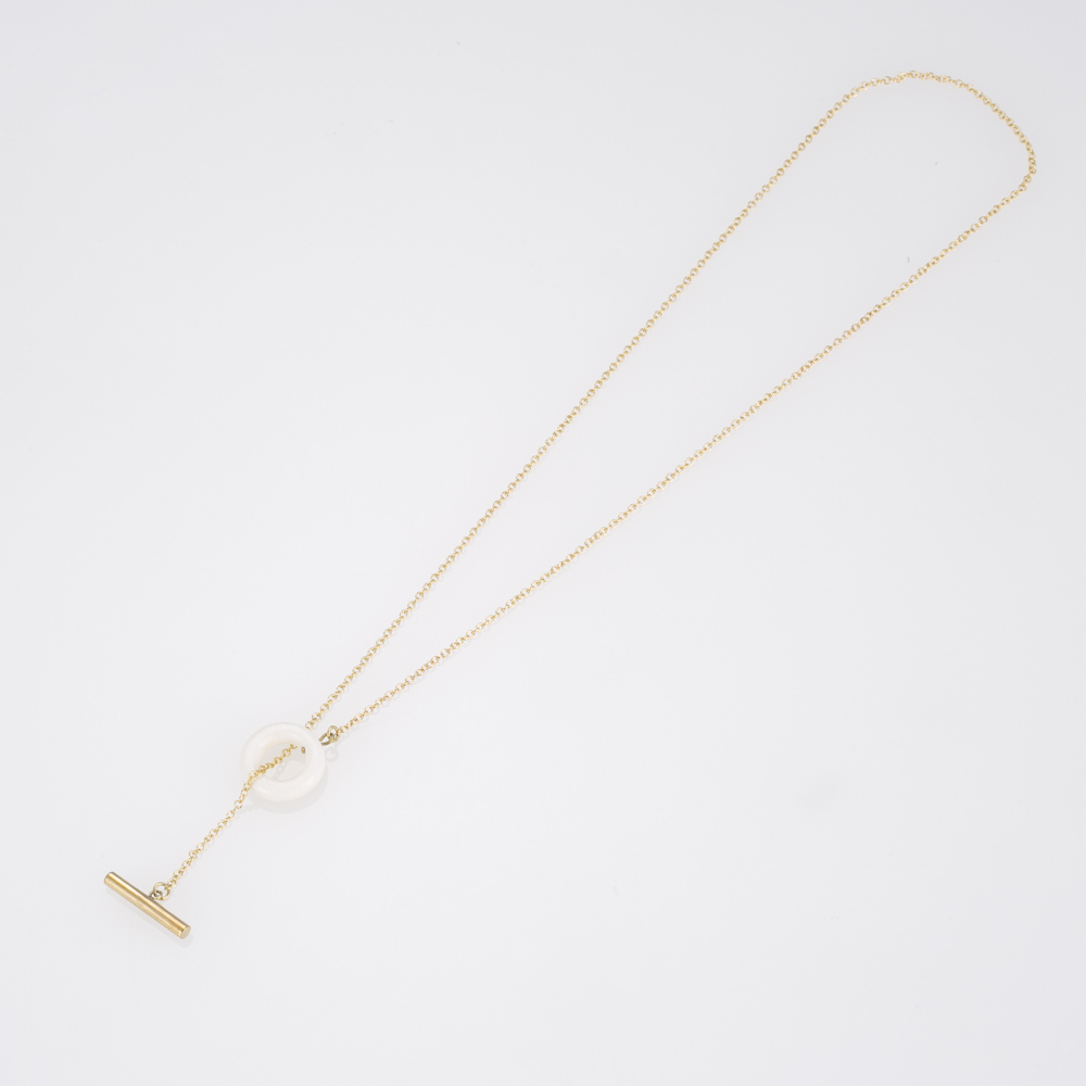 【アウトレット】ソコ SOKO ネックレス MIXED MATERIAL KUMI LARIAT NECKLACE JN184003-HW0【FITHOUSE ONLINE SHOP】