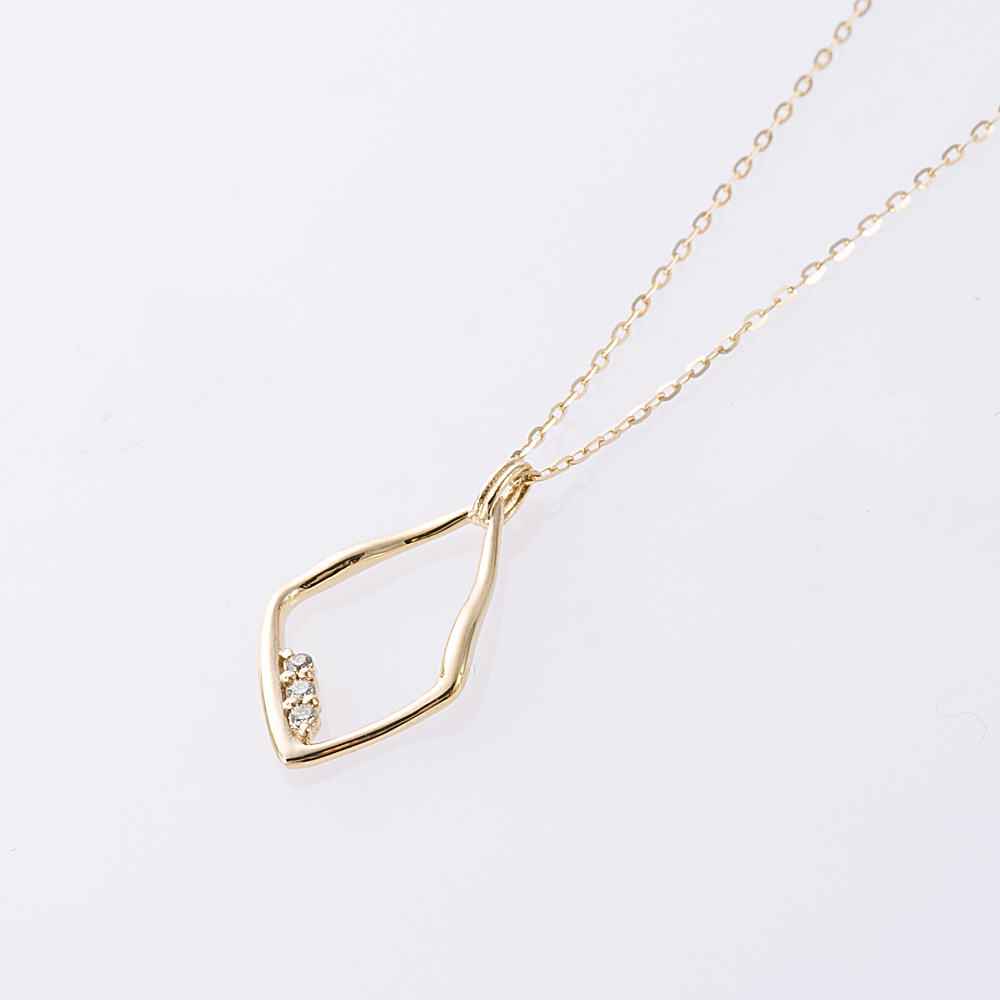 シェリークラン cheriecrin ネックレス K10YGダイヤ0.01ct MCN-0016【FITHOUSE ONLINE SHOP】