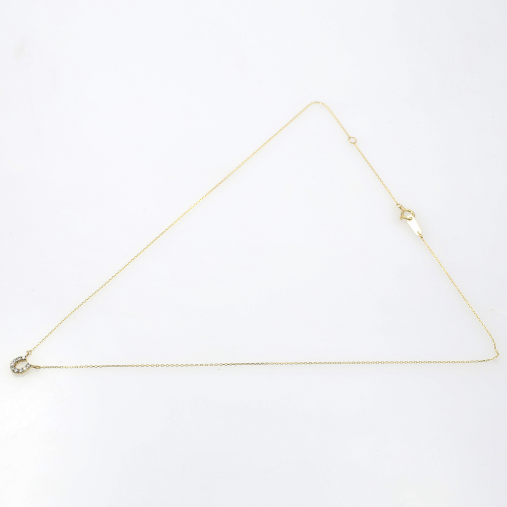 シェリークラン cheriecrin ネックレス 蹄型0.09ct K10YG NC  K10 YG 0.09ct SCN-0002【FITHOUSE ONLINE SHOP】