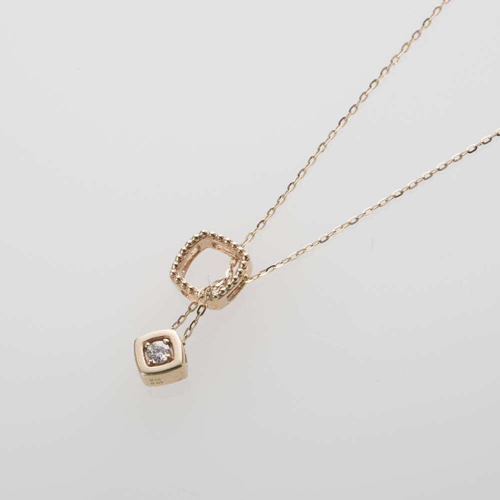 シェリークラン cheriecrin ネックレス K10 D0.018ctインフィニティNC MCN-0004【FITHOUSE ONLINE SHOP】