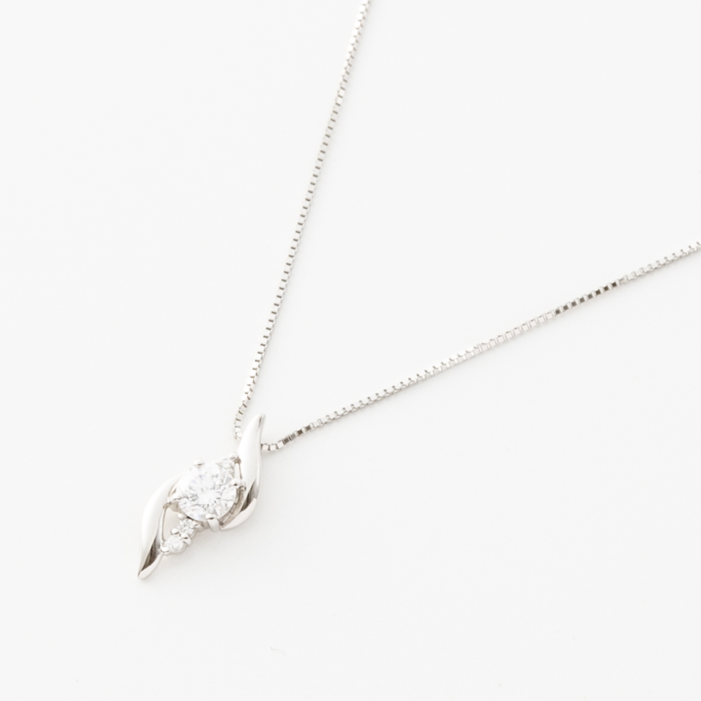 ジュエリー JEWELRY PT900 Ｄカラー 0.2UP ネックレス TR00702BK/PT【FITHOUSE ONLINE SHOP】