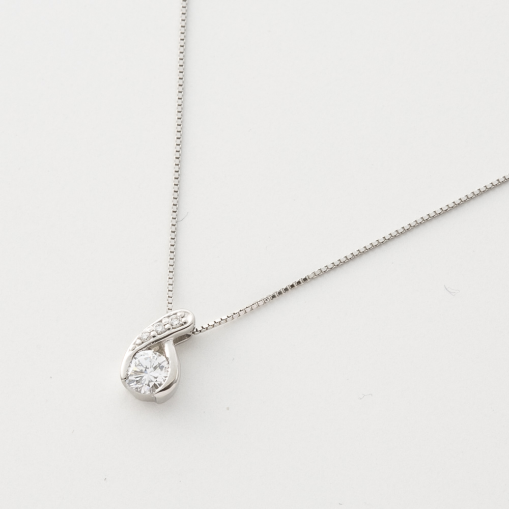 ジュエリー JEWELRY PT900 DカラーC0.2ctUP ネックレス TR01002BK/PT【FITHOUSE ONLINE SHOP】
