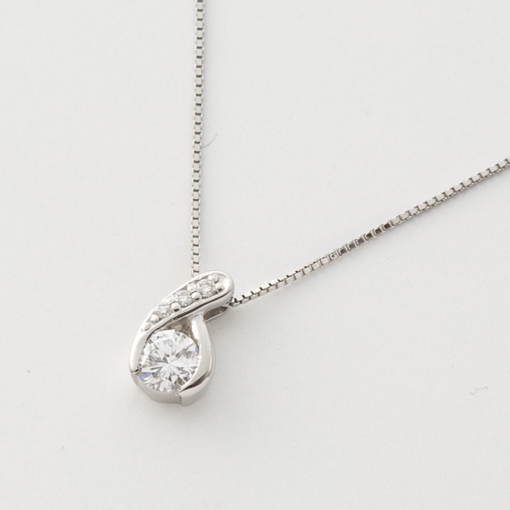 ジュエリー JEWELRY PT900 DカラーC0.2ctUP ネックレス TR01002BK/PT【FITHOUSE ONLINE SHOP】
