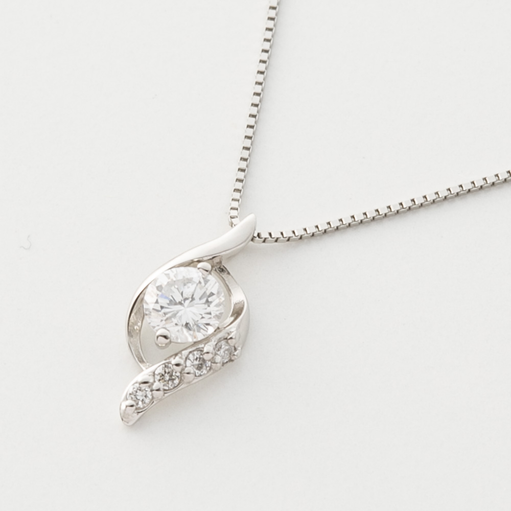 ジュエリー JEWELRY PT900 DカラーC0.2ctUP ネックレス TR01202BK/PT【FITHOUSE ONLINE SHOP】