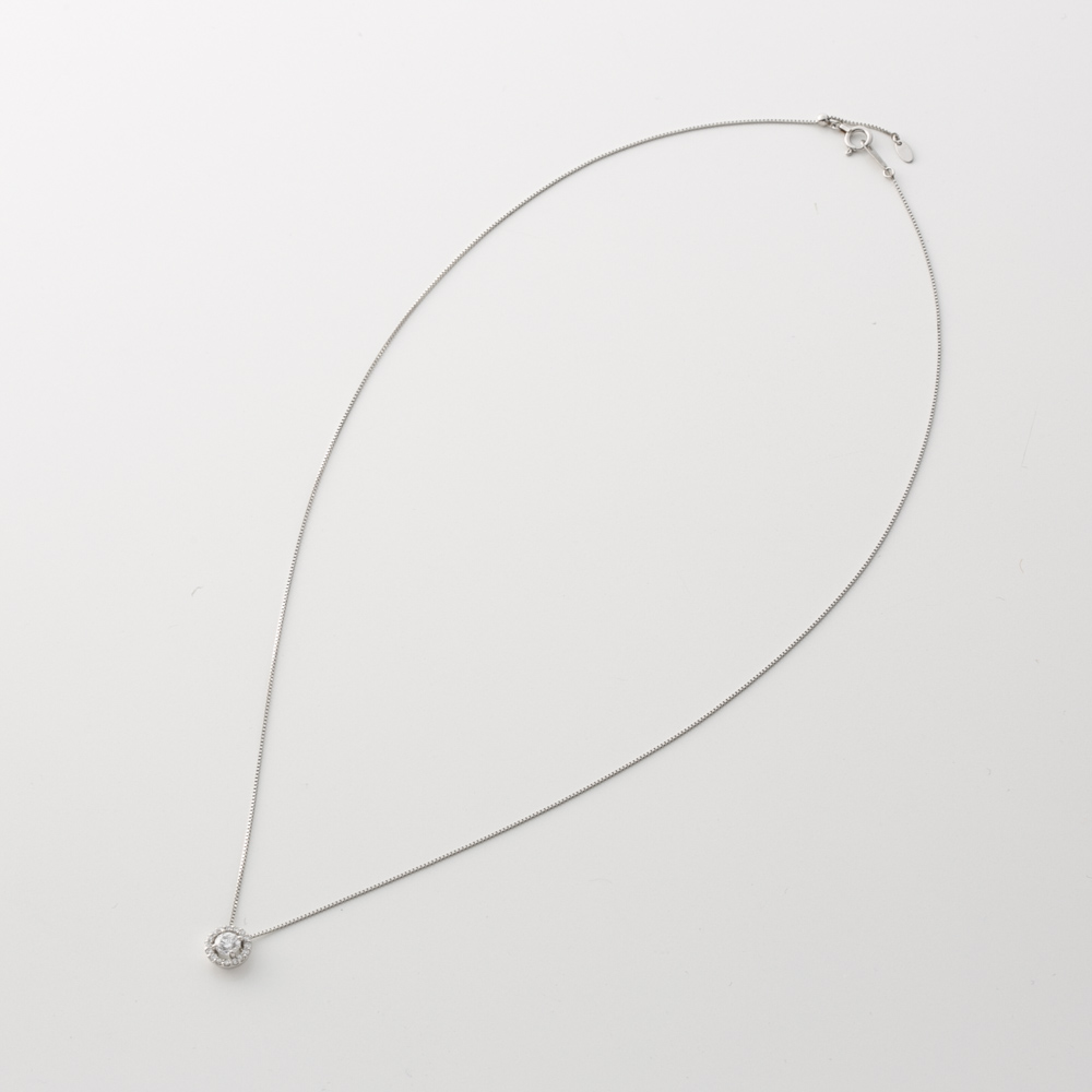 ジュエリー JEWELRY PT900 Dカラー 0.3ctUP メレ 0.11ct ネックレス TR03402BK/PT【FITHOUSE ONLINE SHOP】