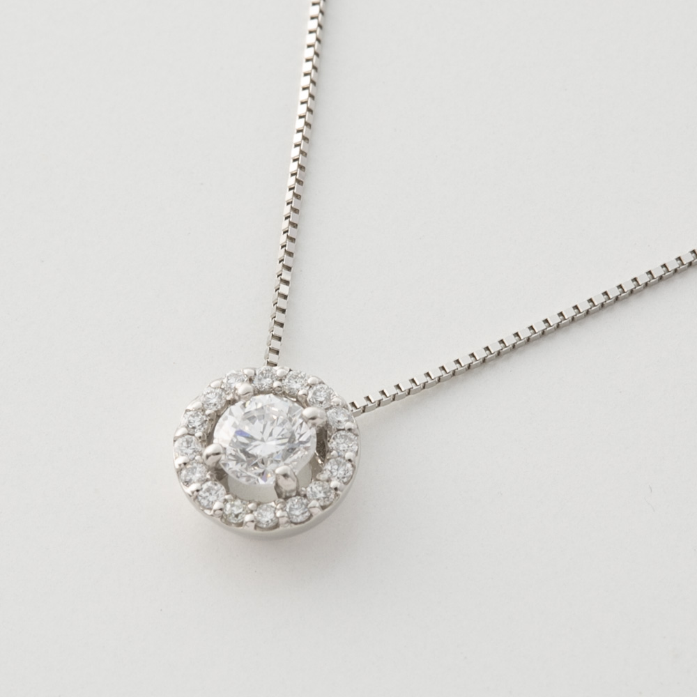 ジュエリー JEWELRY PT900 Dカラー 0.3ctUP メレ 0.11ct ネックレス TR03402BK/PT【FITHOUSE ONLINE SHOP】