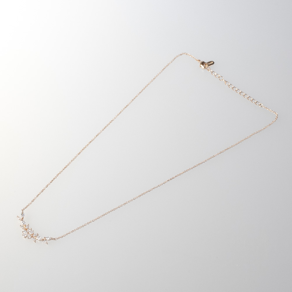 フルール Fleur ネックレス ブラス CZ PN 40+5cmAJC PFL-106【FITHOUSE ONLINE SHOP】