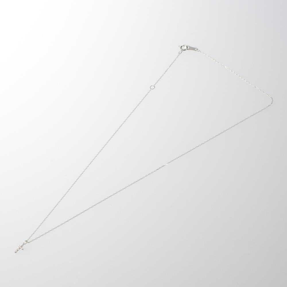 ジュエリー JEWELRY PTダイヤ0.03ct クロスネックレス D01432PT【FITHOUSE ONLINE SHOP】