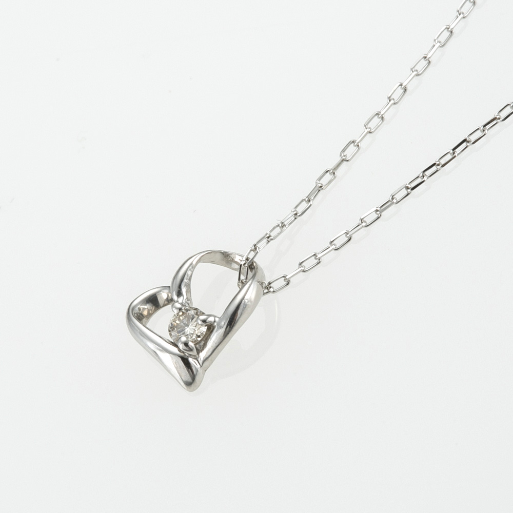 ジュエリー JEWELRY ネックレス PTダイヤ0.02CTハート DAPN-794PT 