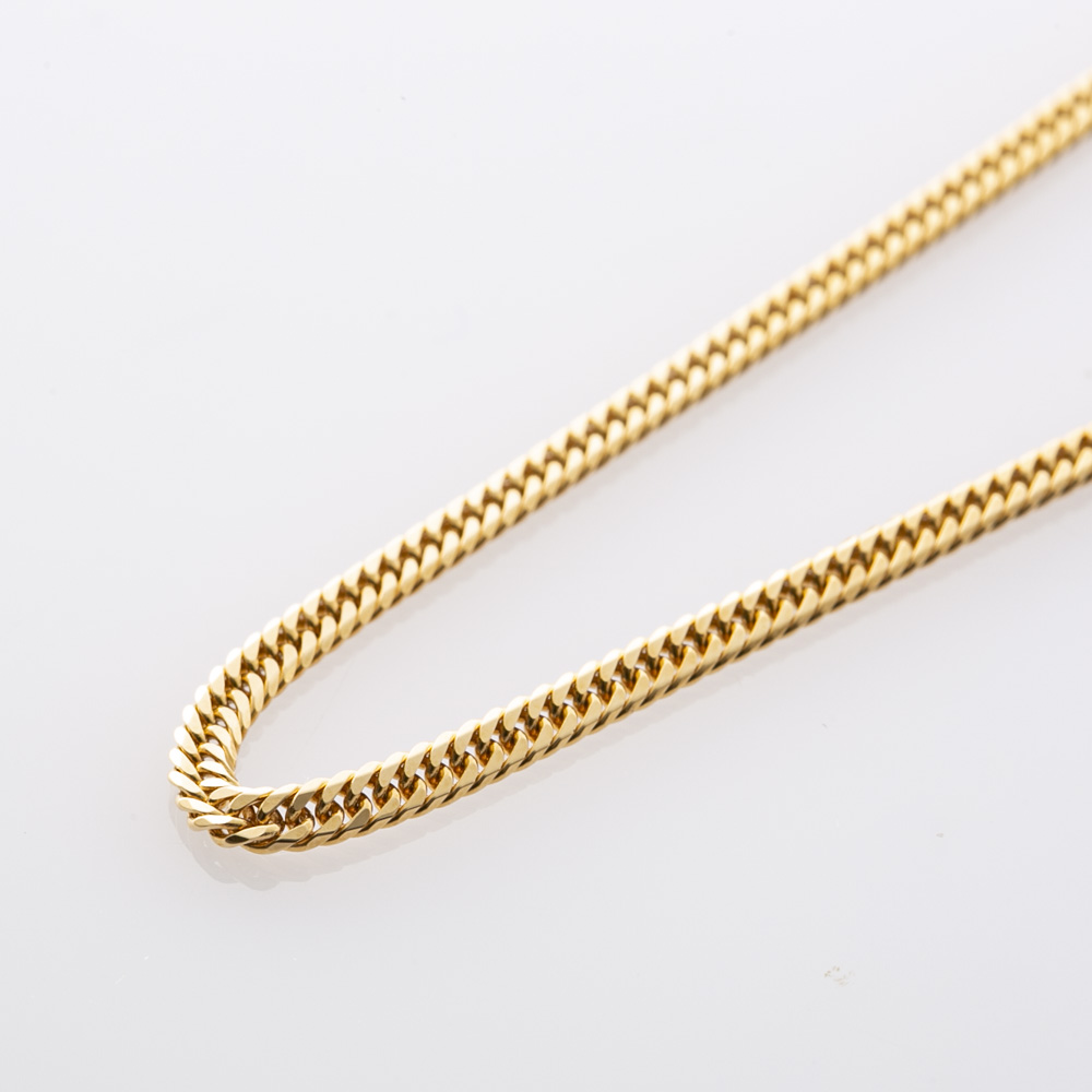 ジュエリー JEWELRY 喜平 ネックレス K18 イエローゴールド 6面ダブル 50cm F-L-GNWC-50-A001【FITHOUSE ONLINE SHOP】